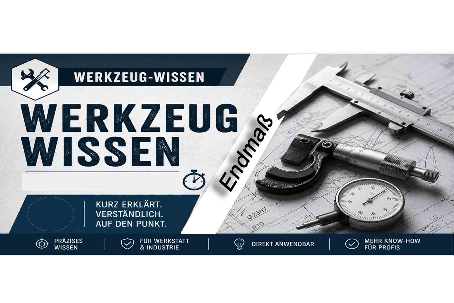 Endmaß in unserer Werkezug-Wissens Serie erklärt.