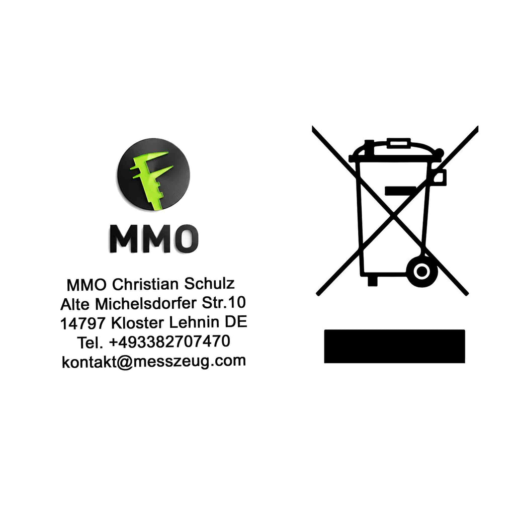 Altgeräte von MMO Entsorgungs / Lizensierungs Hinweise nicht in den Hausmüll entsorgen