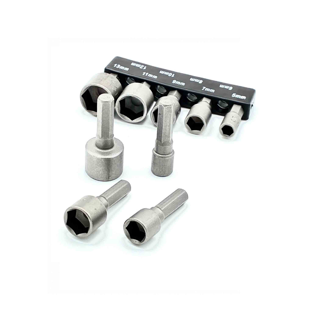 Steckschlüssel Bit Satz 9-teilig in Größen 5 bis 13 mm