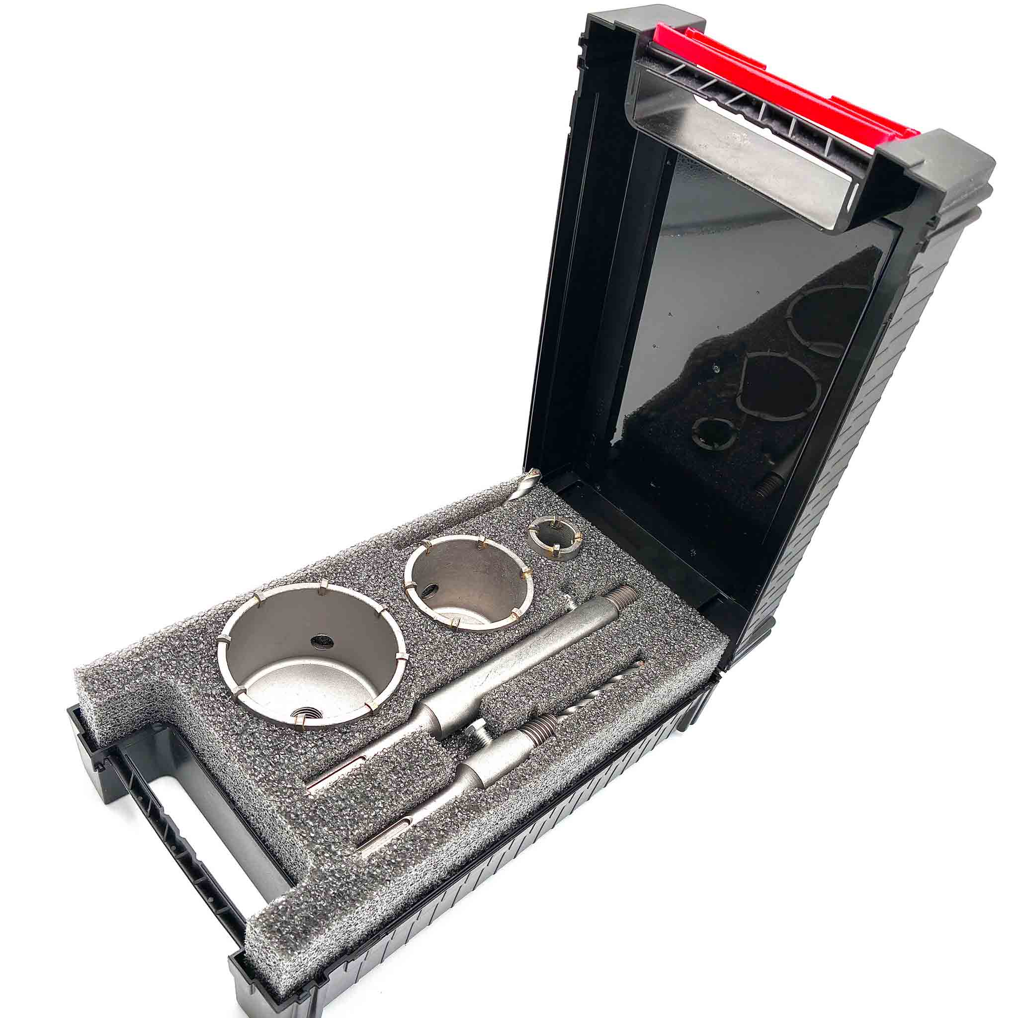 Bohrkronen Set für Stein mit 3 Bohrkronen.