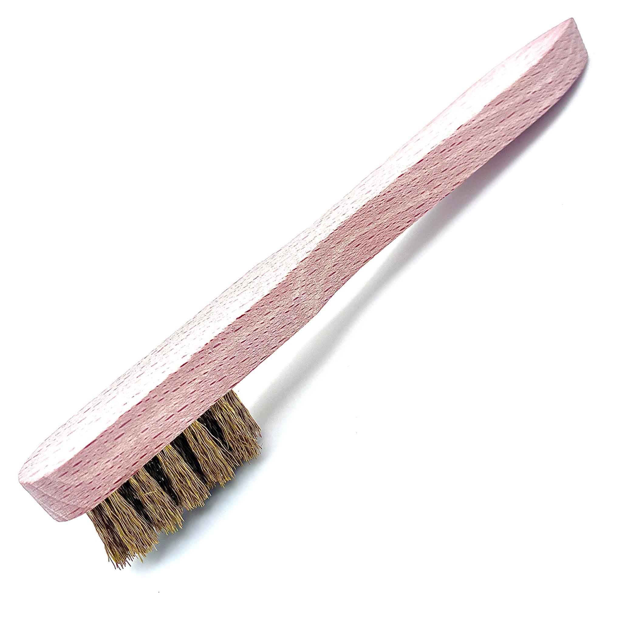 Drahtbürste zur Reinigung von Kontaktflächen wie Zündkerzen.