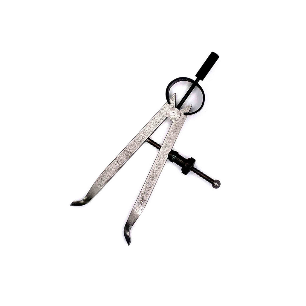 Innenzirkel - Federzirkel aus Stahl zum Abnehmen von Maßen in Bohrungen.