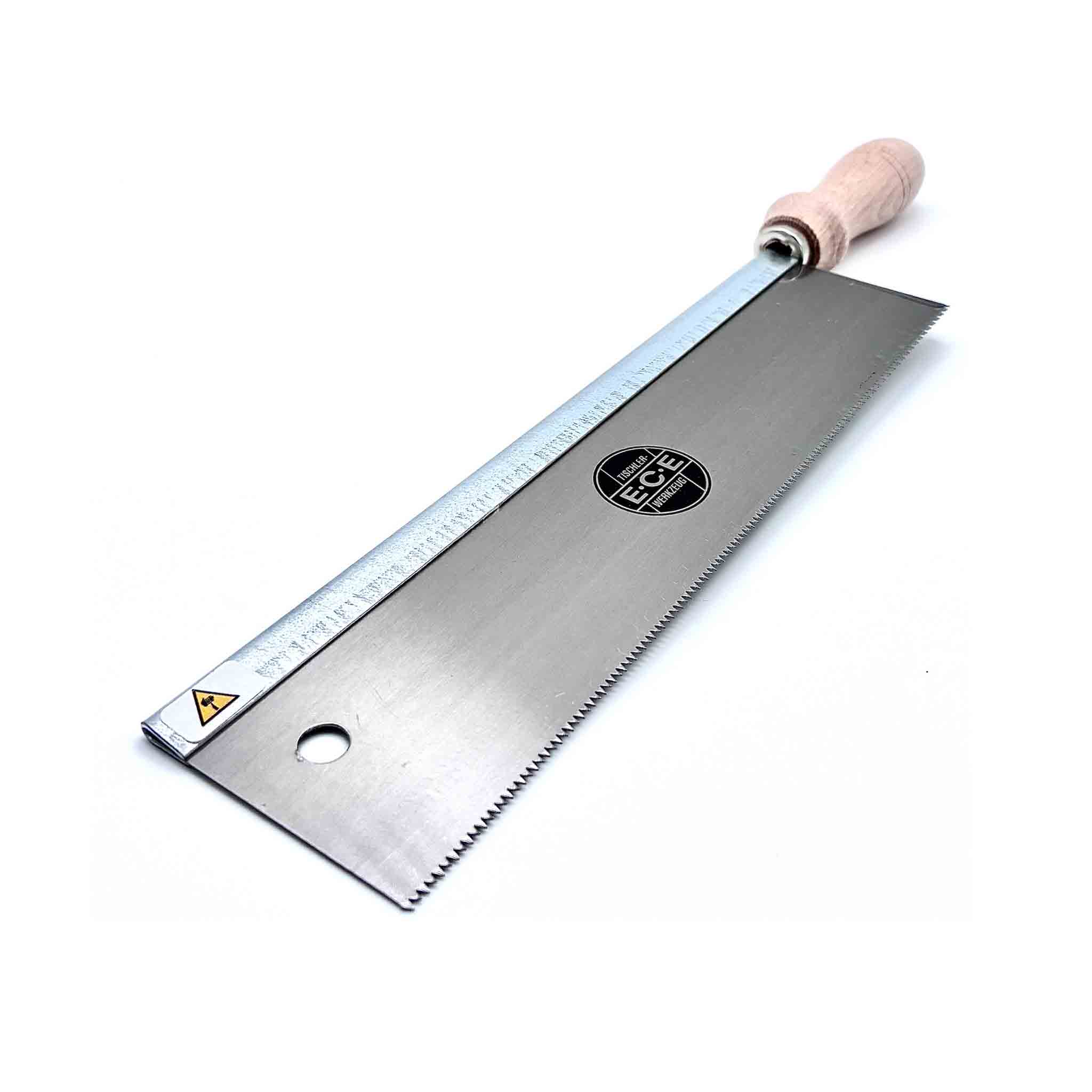 Feinsäge mit 250 mm Sägeblatt und Holzgriff für präzise Holzschnitte