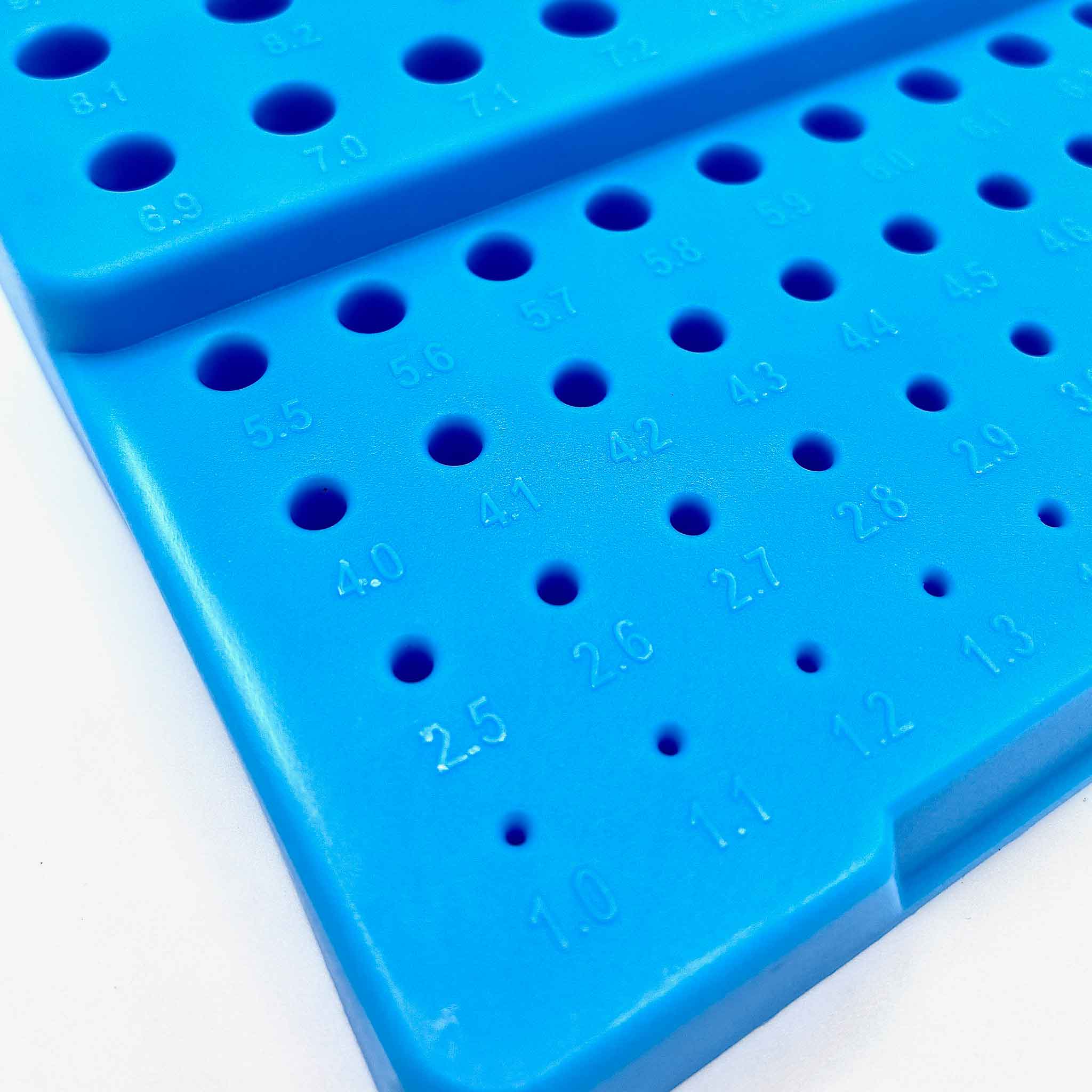 Fräserhalter für 121 Fräser oder Bohrer aus Kunststoff