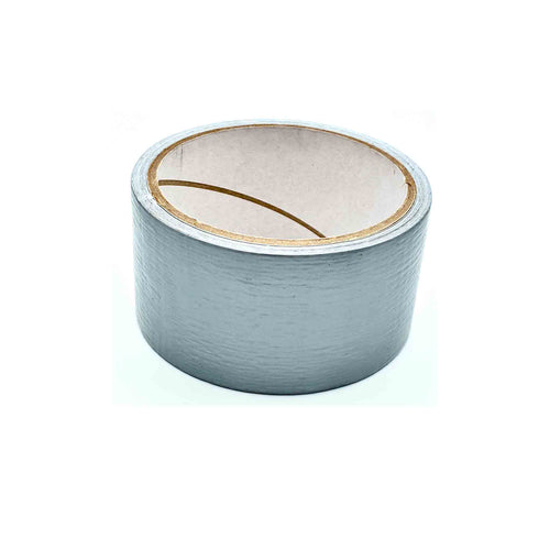 Silber farbiges Gewebeband Panzerband 50 mm breit auf Rolle