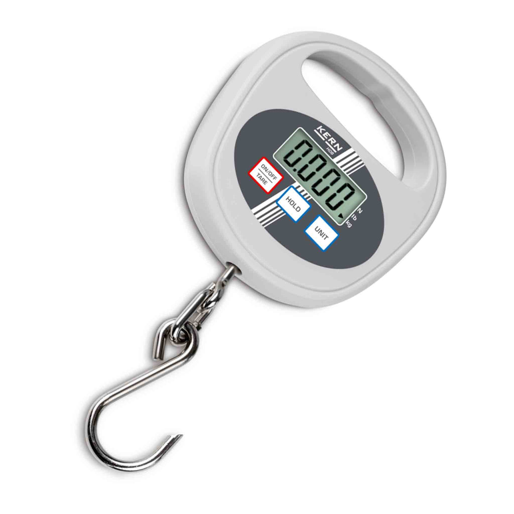 Digitale Hängewaage bis 30 kg mit LCD-Display, Stahlhaken und Hold-Funktion für Werkstatt und Reisen