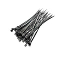 Schwarze Kabelbinder aus Nylon 300 x 4,7 mm im 50er-Pack