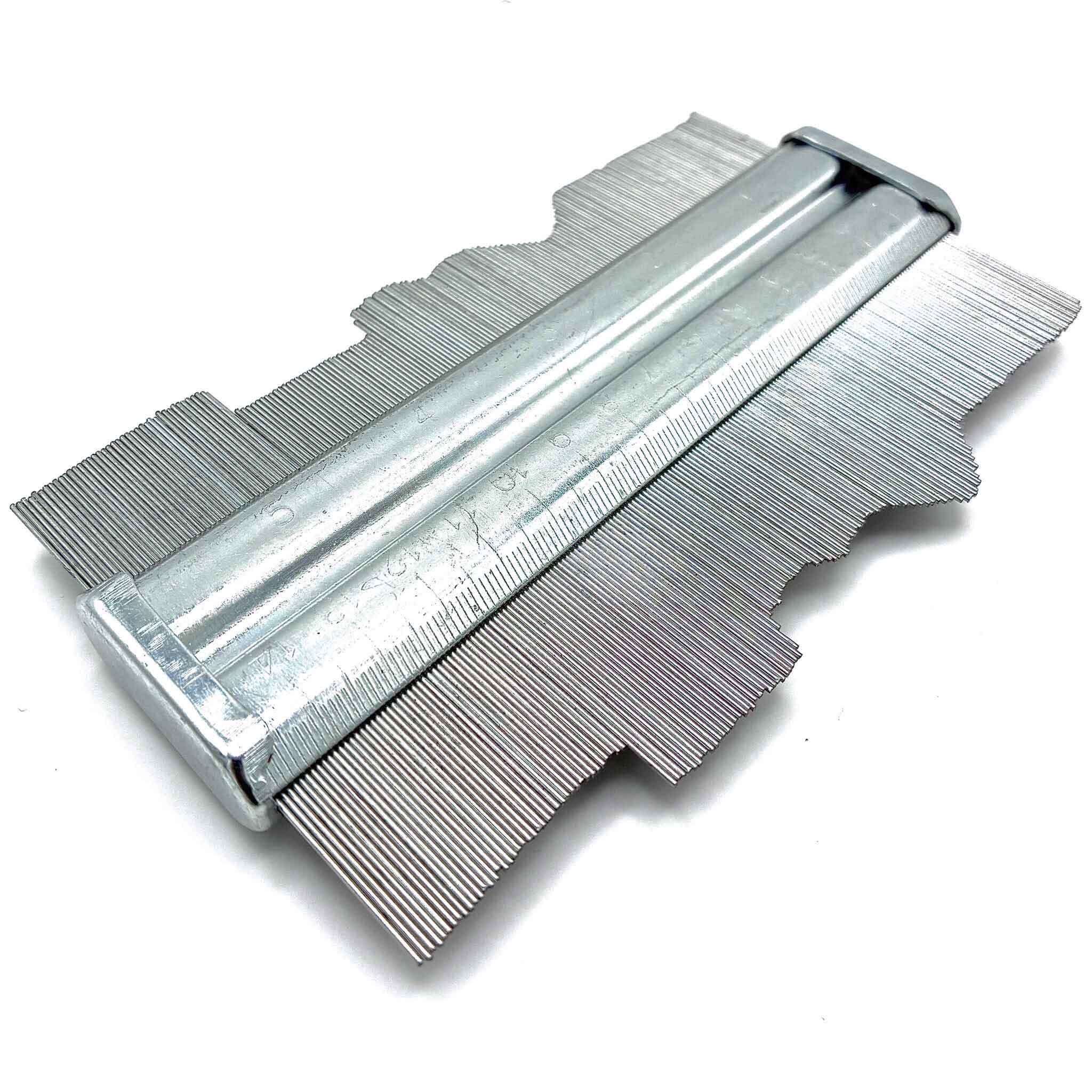 Profilabnehmer aus Metall zur Abnahme komplexer Konturen.