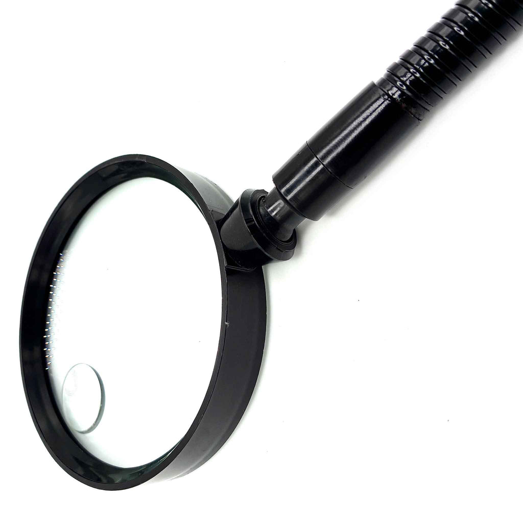 Lupe mit flexarm 280mm lang.