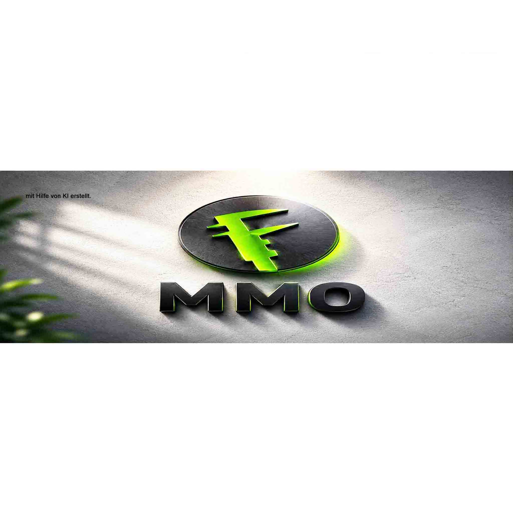 Messzeug.com MMO Logo an Hauswand.