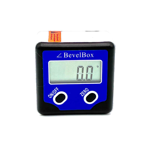Digitaler Neigungsmesser mit LCD-Anzeige und magnetischer Unterseite zur präzisen Winkelmessung