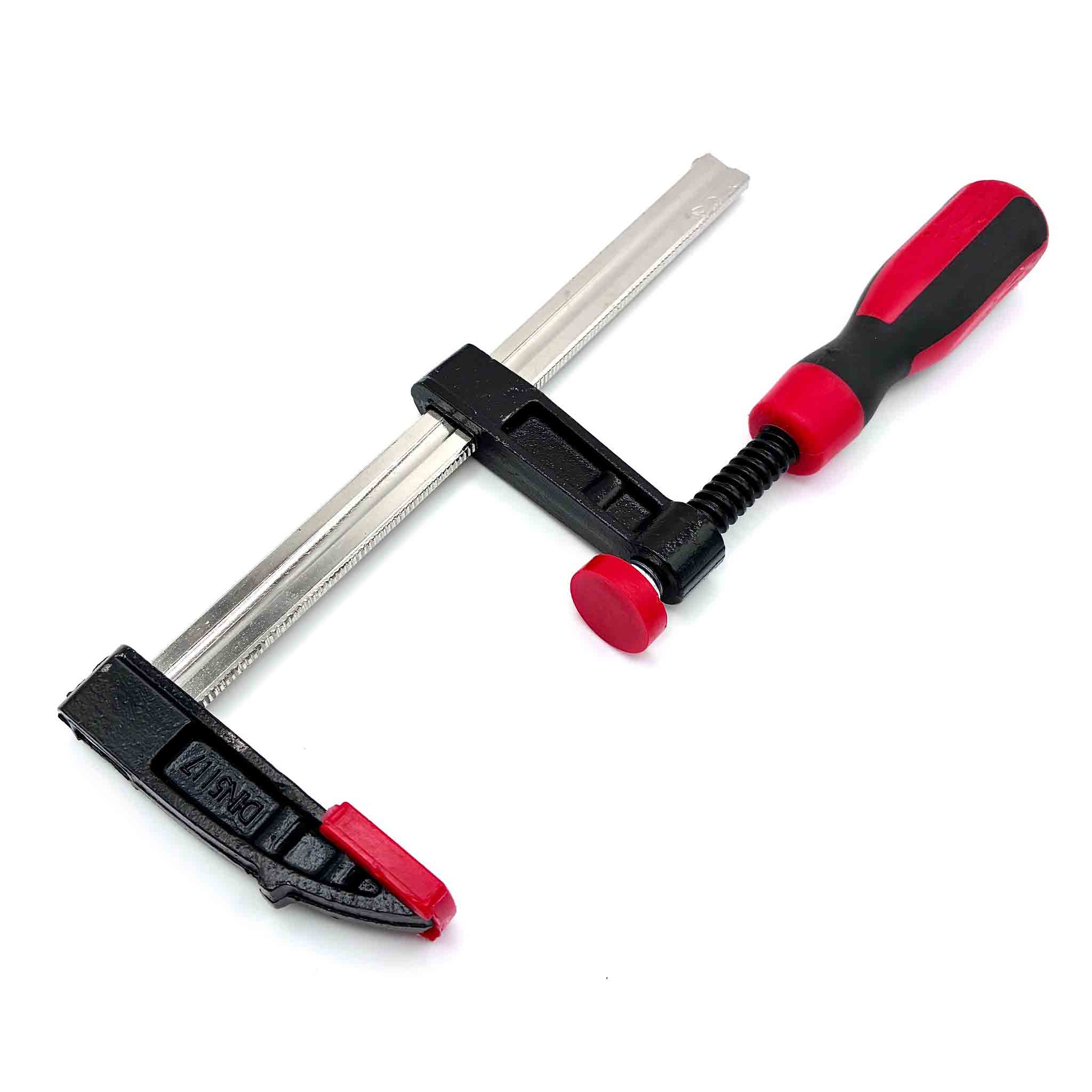 Schraubzwinge aus Stahl mit Schnellverstellung und 150 mm Spannweite für Holzarbeiten
