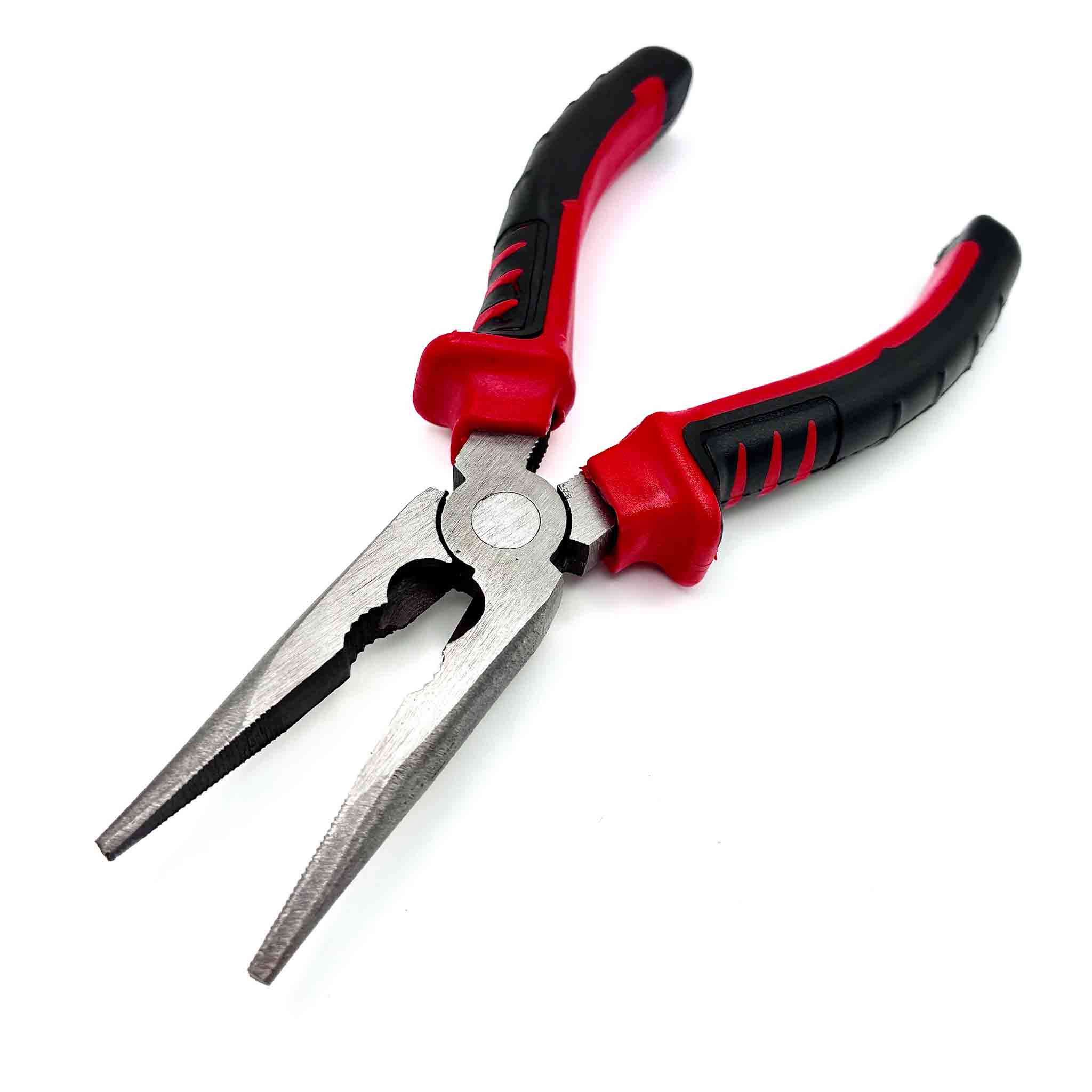 Spitzzange robust mit ergonomischen Griff.