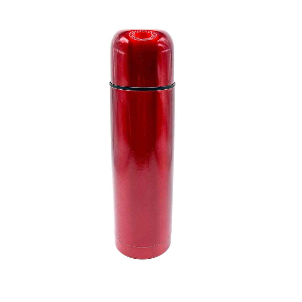 Werkstatt eyecatcher die rot metallic lackierte Isolierkann.